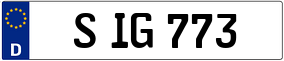 Truck License Plate